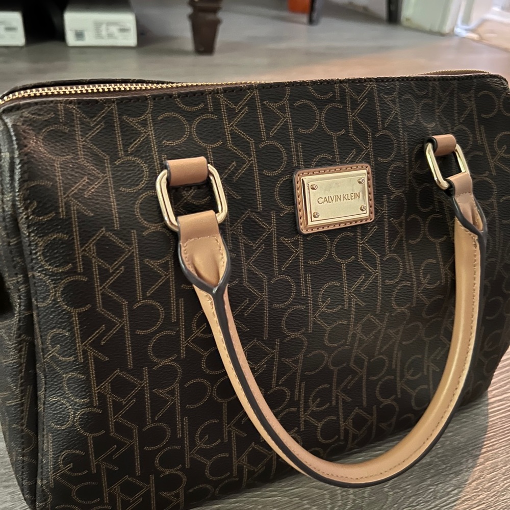 Brown Calvin Klein purse